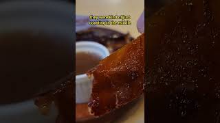 Trying Lechon amp Pork Intestines  House Of Lechon  Philippines shorts food vlog cebu manila [upl. by Atrahc308]