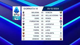 Calendario Serie A 202425 tutte le giornate ecco le partite [upl. by Kirshbaum]