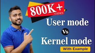 L110 User mode and Kernel mode in operating system in hindi [upl. by Lena715]