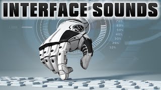 Interface Sound Effects  Futuristic Computer Sci Fi Sound Effects  HUD amp UI Sounds [upl. by Tombaugh]