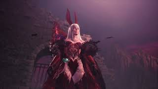 Monster Hunter World Highlight Alyssciel in Fatalis Cutscene [upl. by Annoeik]