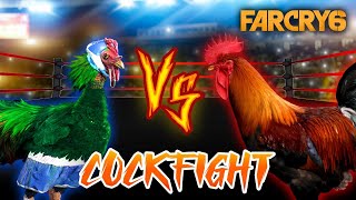 Far Cry 6 Cockfighting  Minigame looks like Tekken parody in FarCry6 [upl. by Ihcalam]