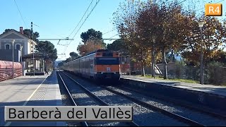 Rodalies Barcelona Barberà del Vallès R4  R12 Renfe 447 2014 [upl. by Jayne552]