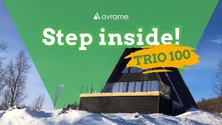 Aframe House Tour  Avrame TRIO 100 Walkthrough in Sweden [upl. by Edmondo25]