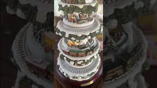 🎄 Thomas Kinkade Animated Christmas Tree with Train 🚂  Holiday Magic for Your Home 🎅 christmas [upl. by Alys466]