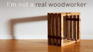 An Impractical Side Table  Woodworking [upl. by Namlak]