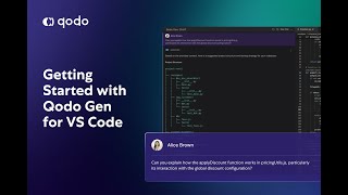 Getting Started with Qodo Gen VSCode Extension [upl. by Weston933]