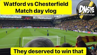 They deserved to win that Watford vs Chesterfield FA Cup 3rd round [upl. by Dimond]