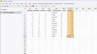 How to Create and Analyze a Designed Experiment in Minitab Statistical Software [upl. by Inaluahek203]