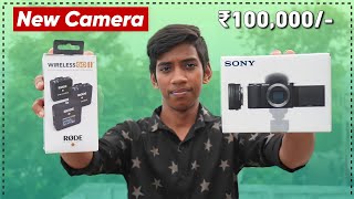 New Camera Unboxing 😍  sony Zv E10  Rode Wireless Go 2  Telugu Expriments  100k worth products [upl. by Rutter]