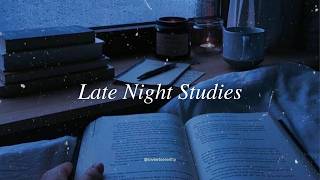 a 90 minute playlist to romanticize studying at midnight [upl. by Eseerehc]