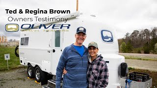 Regina amp Teds Retirement Plan  Oliver Owners Testimonial  Oliver Travel Trailers [upl. by Neela]