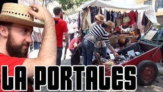 MERCADO DE PULGAS EL FAMOSO TIANGUIS DE PORTALES CHACHARAS ANTIGUEDADES CDMX CIUDAD DE MÉXICO MARKET [upl. by Elenahc566]