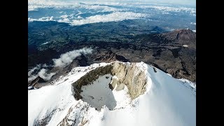 Hiking the highest volcano in Mexico Pico de Orizaba quotCitlaltépetlquot Drone HD [upl. by Jemma]