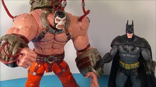 DC COLLECTIBLES BATMAN vs BANE 2 PACK ARKHAM ASYLUM VIDEO GAME ACTION FIGURE TOY REVIEW [upl. by Meggs]