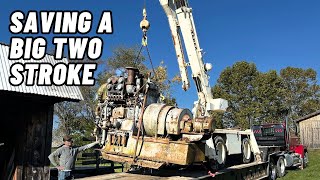 I Bought a GIGANTIC TwoStroke Generator  1944 Cleveland Diesel Recovery [upl. by Oca]