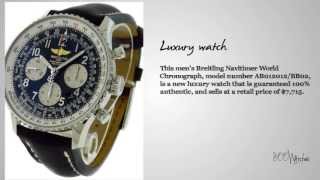 Breitling AB012012BB02 Navitimer Chronograph Stainless Steel Watch [upl. by Nerrag543]