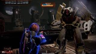 HD Mass Effect 2  Insanity Vanguard Charging Jedore and YMIR Mech  Grunts Recruitment [upl. by Neelyahs]