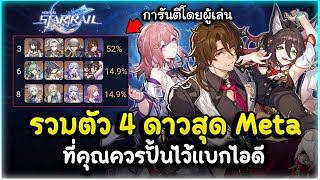 ของเขาดีจริง รวมตัวละคร 4 ดาวสุด Meta ที่คุณควรปั้นไว้แบกไอดีประจำแพทช์ 26  Honkai Star Rail [upl. by Dal475]