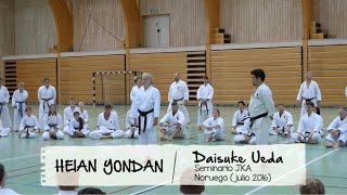 Kata Heian Yondan  Sensei Daisuke Ueda 2016 [upl. by Dyer84]