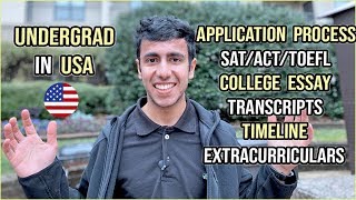 Undergrad in US Everything You Need To Know  Application Timeline  Step By Step [upl. by Enirrok]