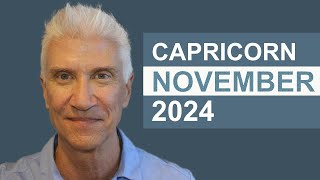 CAPRICORN November 2024 · AMAZING PREDICTIONS [upl. by Adnuhsor]