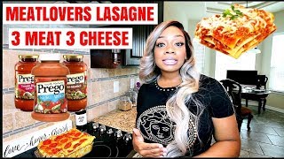 MEAT LOVERS LASAGNE  COOK WITH ME [upl. by Thilda]