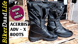 ACERBIS ADVX┃Adventure Boots Review┃Great Touring amp Offroad┃BikerDaadLife [upl. by Tnecnev]