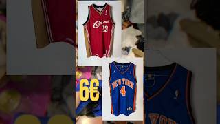 J’achète deux maillots de basket pour 6 euros en videgrenier Maillots de LeBron et Robinson [upl. by Amory]