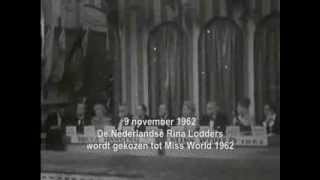 9 november Rina Lodders Miss World 1962 [upl. by Demeyer]