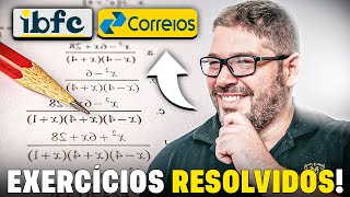 Concurso Correios 2024 Exercícios Resolvidos  Matemática Banca IBFC [upl. by Andromada]