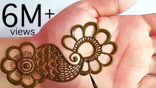 Easy Simple Special Stylish Mehndi Design Mehandi design for front hands आसान मेंहदी डिजाइन [upl. by Artemas277]