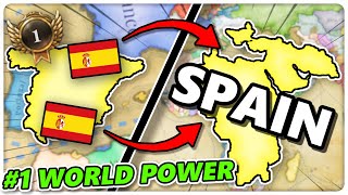 I REVIVED SPAIN And MADE THEM The STRONGEST WORLD POWER In VICTORIA 3 [upl. by Paulsen]