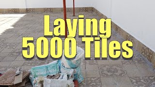 Laying 5000 Tiles [upl. by Gotthelf]