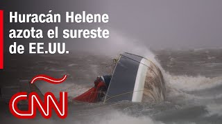 Resumen Alarma en Florida por el paso de Helene como huracán categoría 4 [upl. by Tallula]