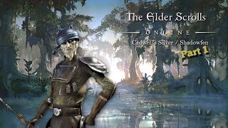 Elder Scrolls Online  Cadwells Silver Shadowfen Story Part 1  Dark Elf Necromancer  Lets Play [upl. by Aihsema]