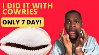 Cowries for protectionHow to do it in 7 days [upl. by Nairahcaz]