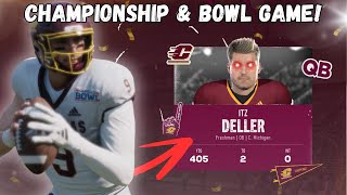 Playing in the MAC Championship and My First Bowl Game  2Star QB Road to Glory EP4 [upl. by Prosper772]