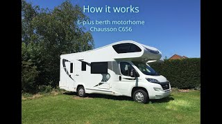 Chausson C656 motorhome How it works [upl. by Atazroglam]