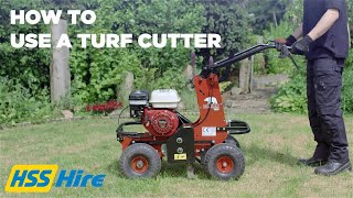 How to use a turf cutter [upl. by Ellata]