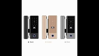 Glass door lockSupport Appdigitallock glassdoor smartlock smarthome smarthouse [upl. by Nit]