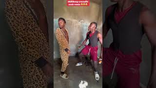 Skillibeng  crocodile 🐊 teeth 🦷 Remix dance comedy shorts [upl. by Wynne349]