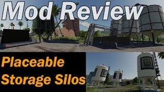 Farming Simulator 19  Mod Review  Placeable Storage Silos [upl. by Irac]