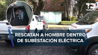 Hombre cae a subestación eléctrica en Coyoacán bomberos lo rescatan tras sufrir quemaduras [upl. by Nawj469]