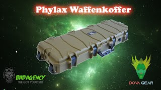 GEAR Phylax Waffenkoffer 100cm in RAL8000 AirsoftSoftair 4K [upl. by Atnima]