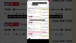 using the sbb app and gmaps switzerland [upl. by Retepnhoj]