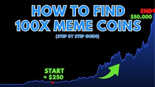 How to Find 100x Solana Meme Coins Step by Step Guide [upl. by Ahsinoj740]