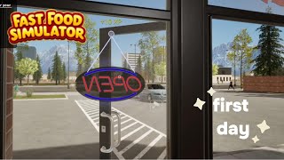 First Playthrough of Fast Food Simulator [upl. by Eliathas655]