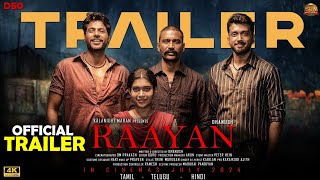 RAAYAN  Official Trailer  Dhanush  Sun Pictures  AR Rahman  Telugu movies [upl. by Ecnerwaled]