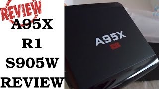 A95X R1 S905W Android 71 TV Box Review [upl. by Runck319]